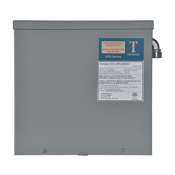 Outdoor DC UPS 8009 Front Closed